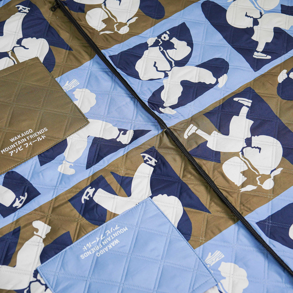 WAKAIGO X MOUNTAIN FRIENDS (MF) Picnic Mat Blanked