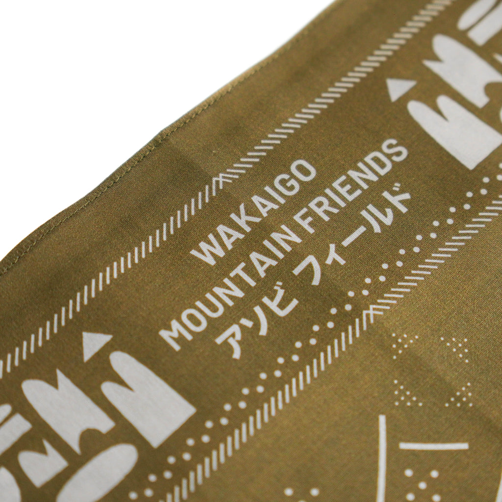 WAKAIGO X MOUNTAIN FRIENDS (MF) Bandana Scarf