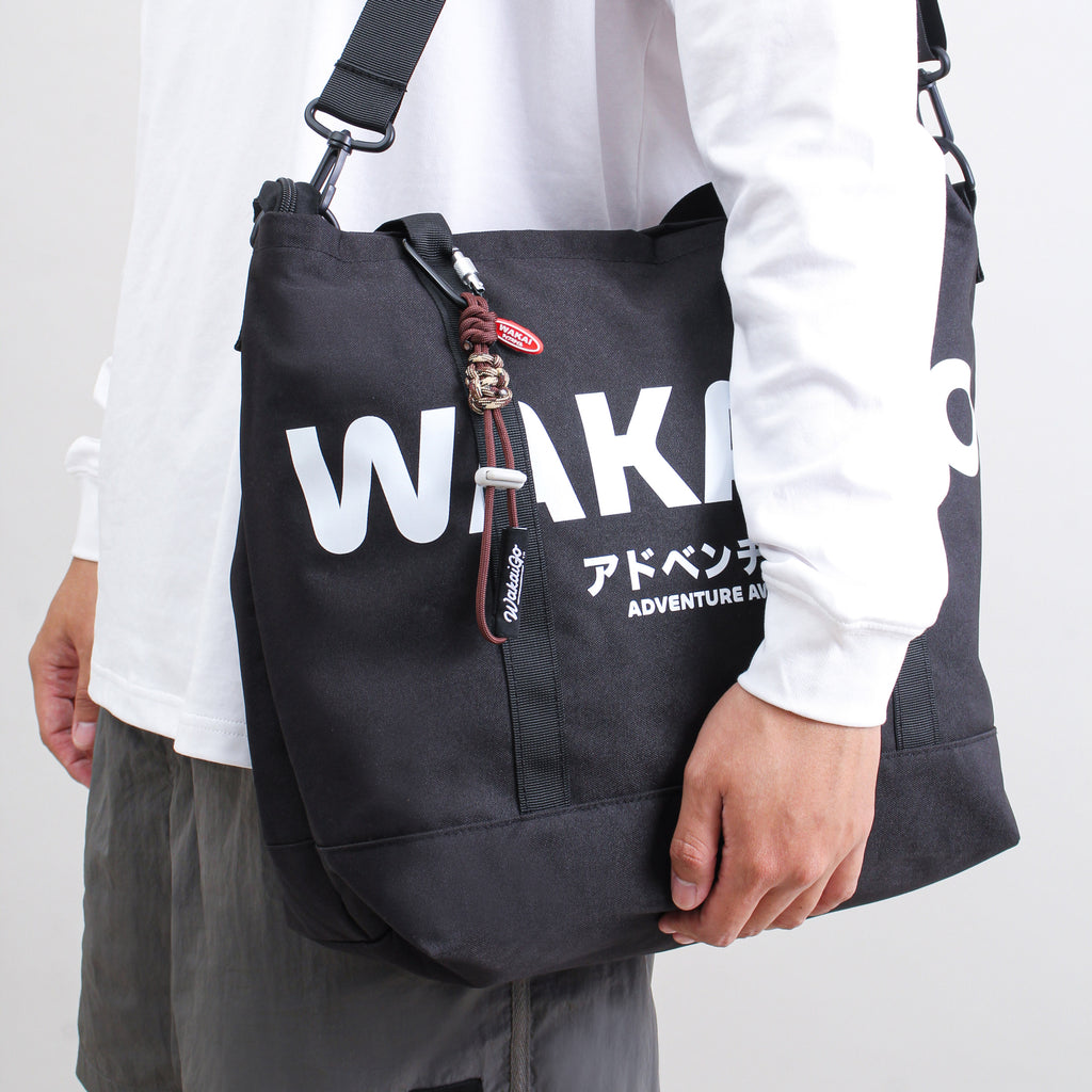 WakaiGo - WKG Totew Bag Black Sling Bag Unisex