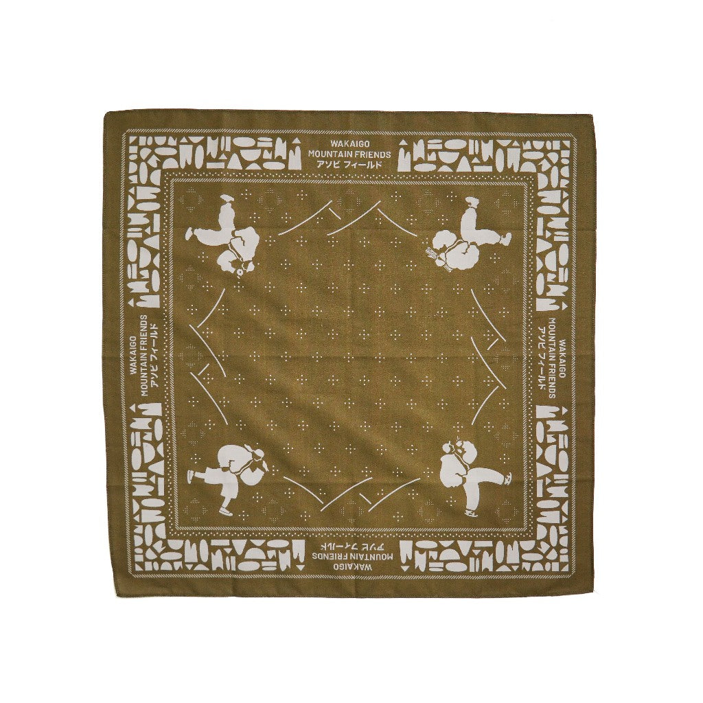 WAKAIGO X MOUNTAIN FRIENDS (MF) Bandana Scarf