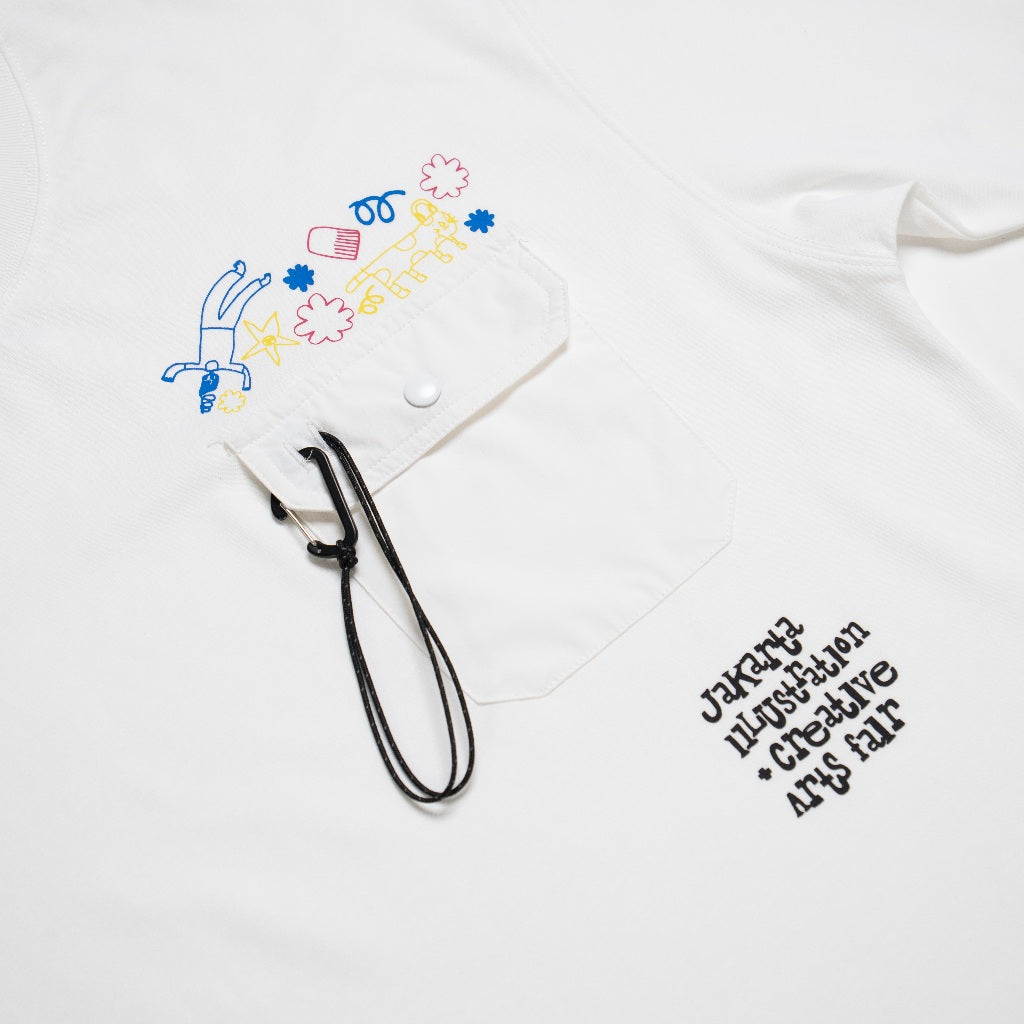 WAKAIGO X JICAF CHIEF POCKET TEES T-SHIRT