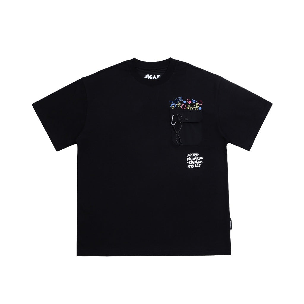 WAKAIGO X JICAF CHIEF POCKET TEES T-SHIRT