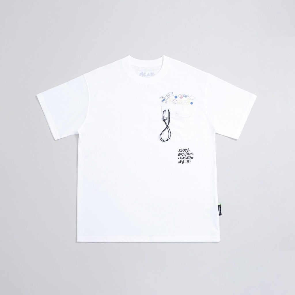 WAKAIGO X JICAF CHIEF POCKET TEES T-SHIRT