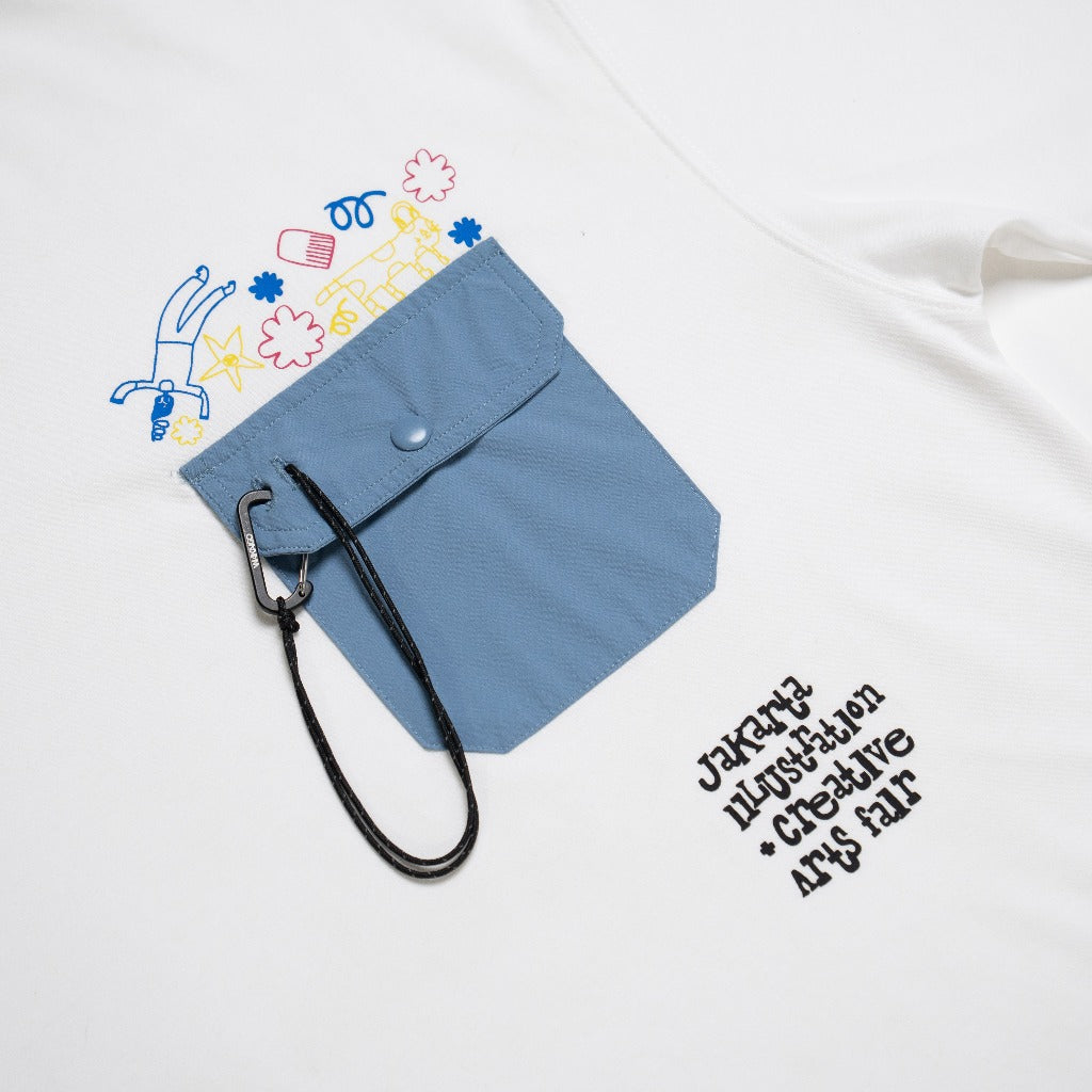 WAKAIGO X JICAF CHIEF POCKET TEES T-SHIRT