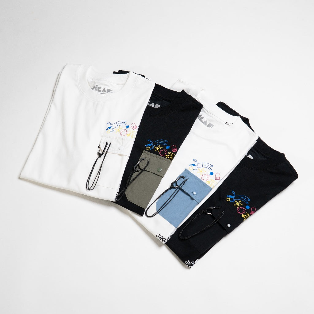 WAKAIGO X JICAF CHIEF POCKET TEES T-SHIRT